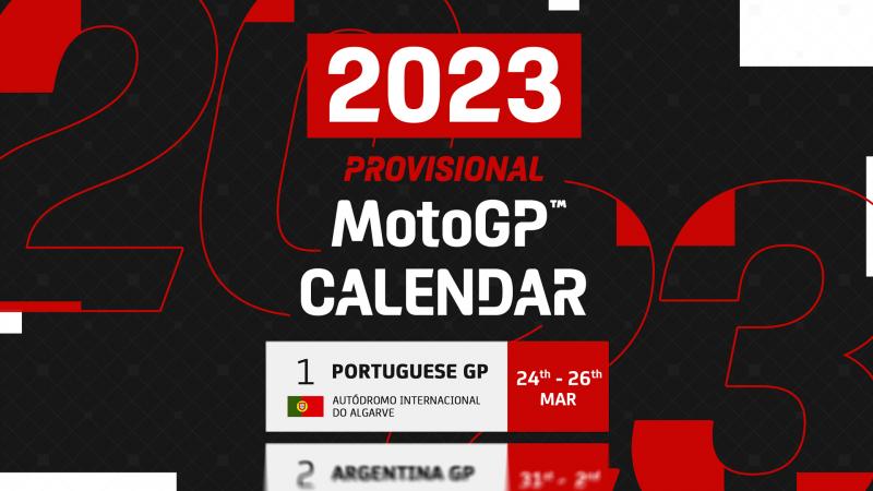 Calendrier provisoire 2023 du MotoGP™  dates et circuits !  MotoGP™